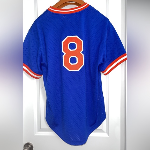 New York Mets Gary Carter Mitchell & Ness 1985 Batting Practice Jersey - Picture 5 of 5